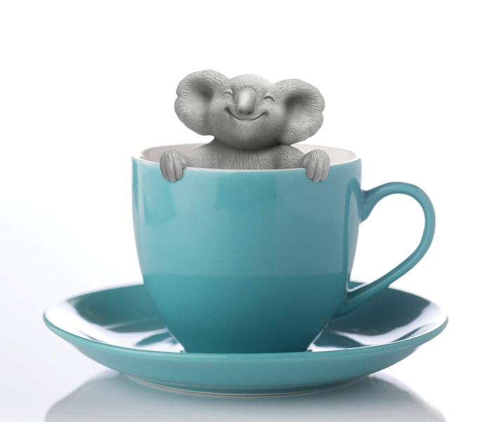 Imagem de Infusor de chá genuíno Fred KOALA-TEA Grey Silicone