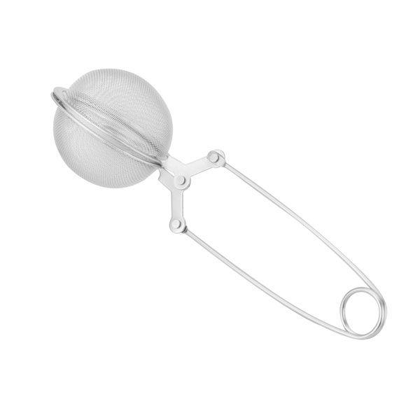 Imagem de Infusor De Chá Inox Coador Peneira Ervas Individual Com Cabo