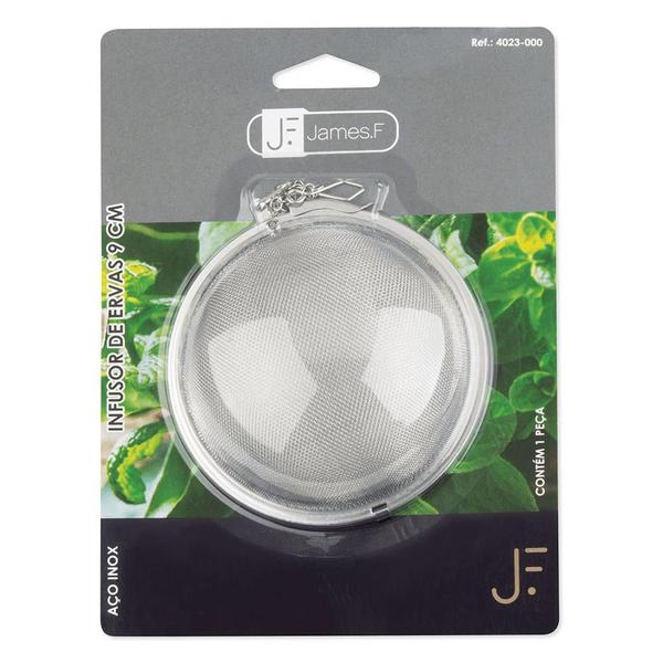 Infusor De Ervas 9 Cm - James.F Imagem de Infusor De Ervas 9 Cm - James.F
