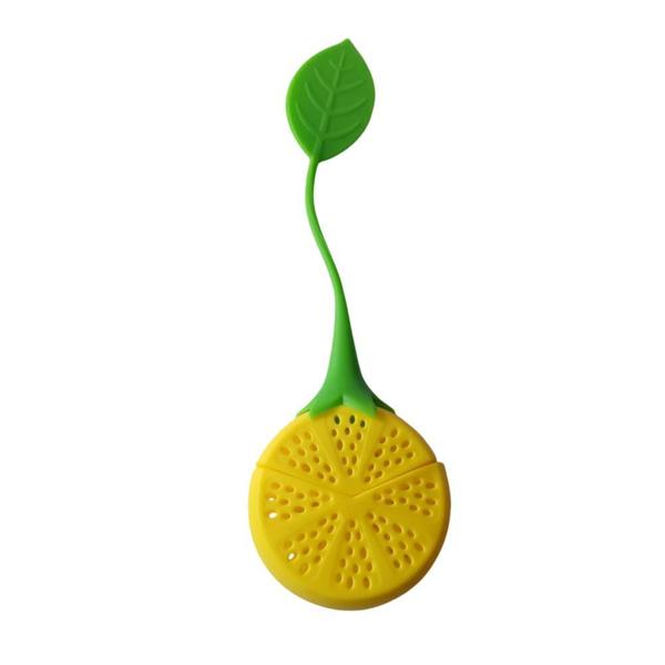 Infusores de chá jogo com 4 unidades de silicone mod. limão. - wincy Imagem de Infusores de chá jogo com 4 unidades de silicone mod. limão.