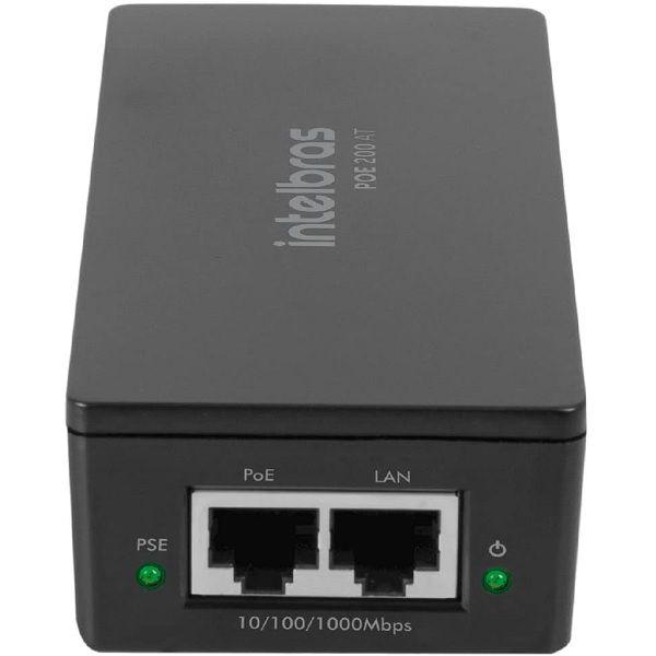 Imagem de Injetor Poe 802.3AF Gigabit Intelbras Poe 200AT 4710010