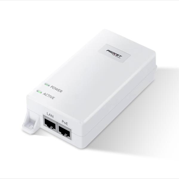 Imagem de Injetor PoE Gigabit 60W IEEE802.3bt/at/af 55V 1.1A EN60GB