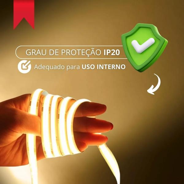 Imagem de INLuss Rolo de Fita Led Cob 3000K Branco Quente