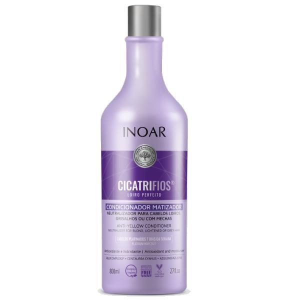 Imagem de Inoar Cicatrifios Loiro Perfeito Matizador Shampoo+Condicionador 800Ml