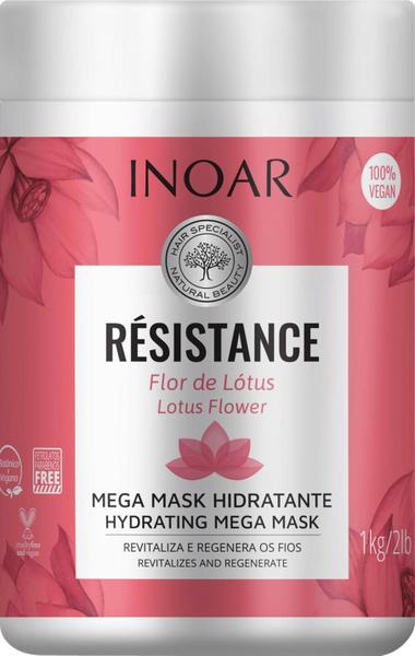 Imagem de Inoar Kit Flor de Lótus Shampoo e Condicionador 1 Litro Máscara 1kg