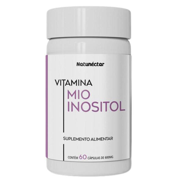 Imagem de Inositol Vitaminas Suplemento Alimentar 100% Puro Natural 60 Cápsulas Natunéctar Original