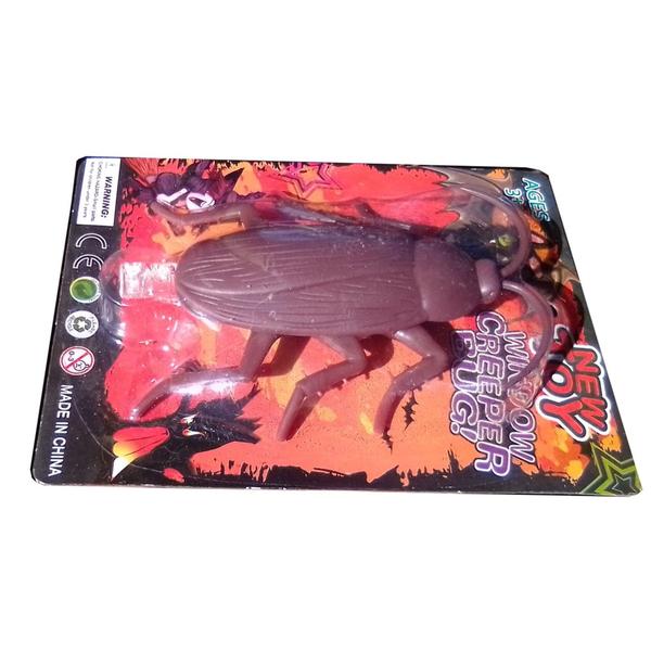 Imagem de Inseto Barata De Brinquedo Plástico Window Creeper Bug 10 Cm Toy