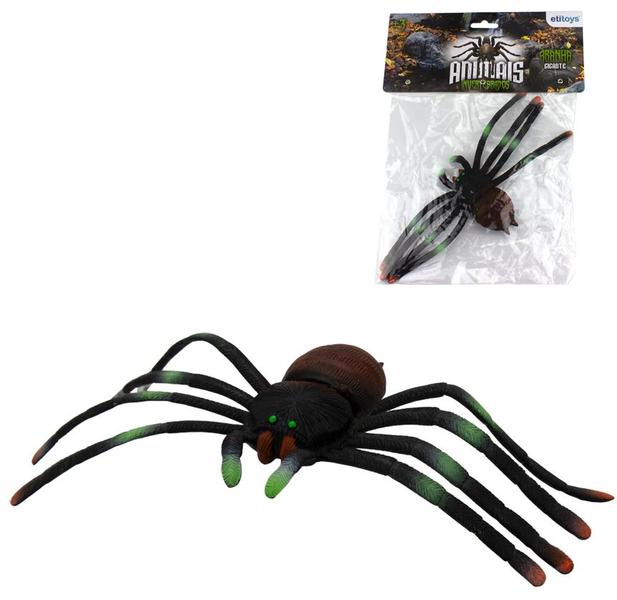 Imagem de Insetos De Plastico Aranha 22 cm Etitoys