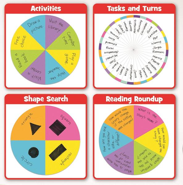 Imagem de Insights educacionais Jumbo Magnetic Spinner, Jogos de Sala de Aula, Suprimentos de Professores