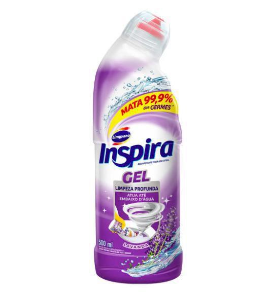 Imagem de Inspira Gel Limpador Sanitario Lavanda 500Ml