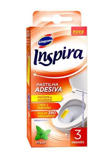 Inspira pastilha adesiva fresh c/3 - Limppano Imagem de Inspira pastilha adesiva fresh c/3