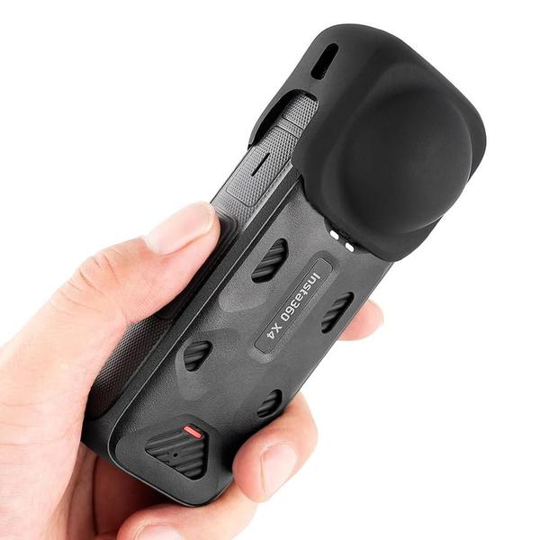 Imagem de Insta360 X4 Capa Protetora De Lente De Silicone Macio Protetor De Tela Para Acessórios De Câmera