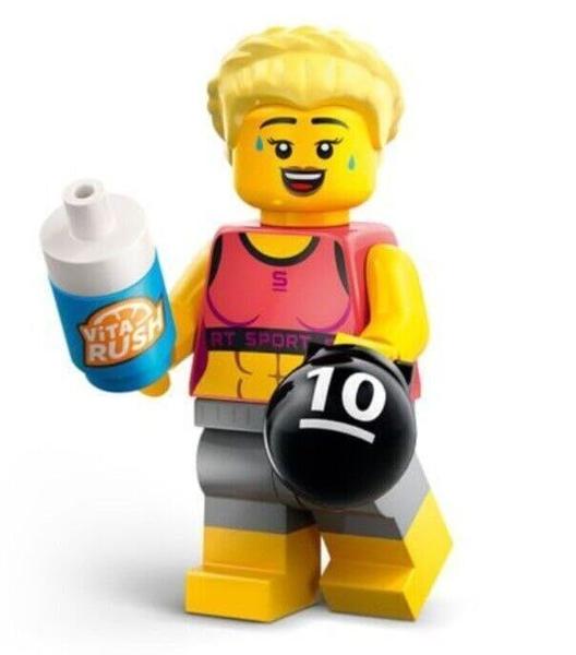 Imagem de Instrutor de fitness em minifigura Lego Series 25