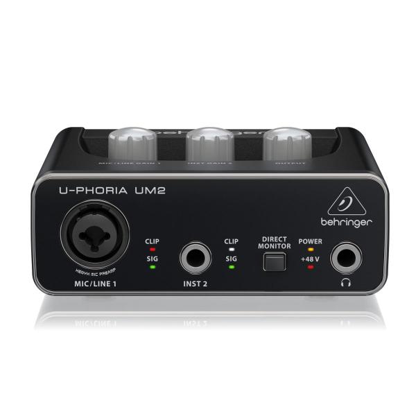 Imagem de Interface Áudio U-Phoria UM2 Behringer 2 Canais 16 bits/48