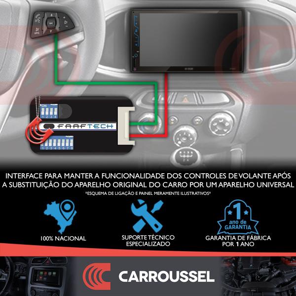 Imagem de Interface Controle Comando De Volante Multimídia Mp5 Renault Faaftech FT-RN-WI