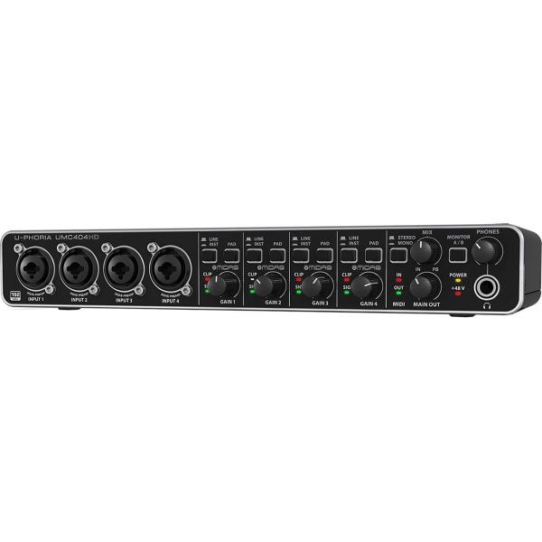 Imagem de Interface de Audio 4x4 USB MIDI U-Phoria UMC-404HD - Behringer