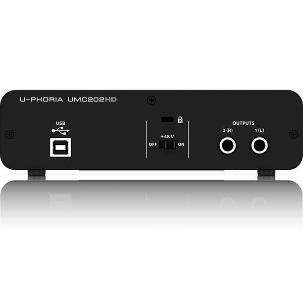 Imagem de Interface de Audio Behringer 2 canais com pré MIDAS U-Phoria UMC202HD