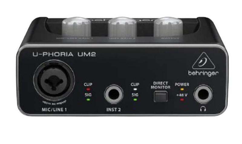 Imagem de Interface De Áudio Behringer U-Phoria Um2