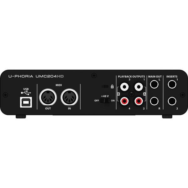 Imagem de Interface De Áudio Behringer  U-Phoria UMC 204HD - BEHRINGER