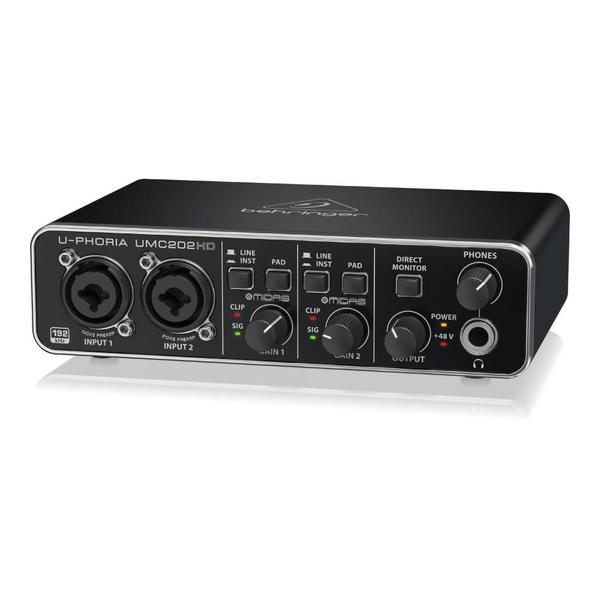 Imagem de Interface De Áudio Behringer U-phoria Umc202hd