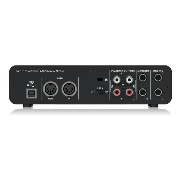 Imagem de Interface De Áudio Behringer U-phoria Umc204hd