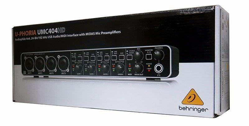 Imagem de Interface de Áudio Behringer UMC404HD - 192kHz