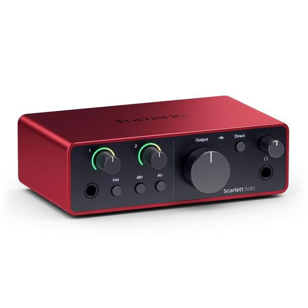 Imagem de Interface de Áudio Focusrite Scarlett Solo - 4ª Geração