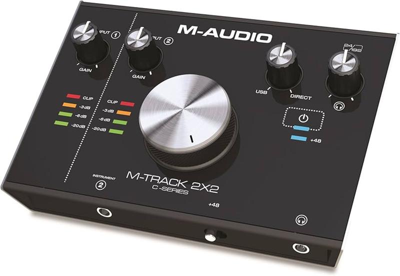 Imagem de interface de AUDIO M-AUDIO M-TRACK 2X2 PARA GRAVAÇAO