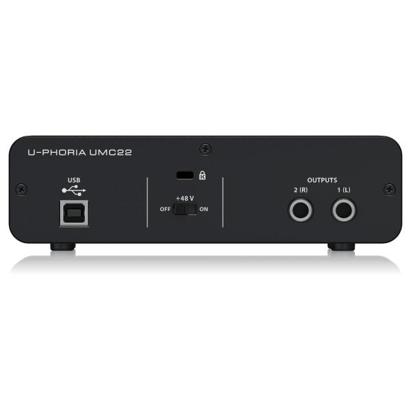 Imagem de Interface De Áudio Usb U-phoria Umc22 Behringer Profissional