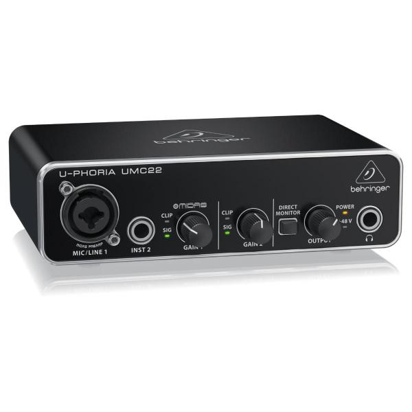 Imagem de Interface De Áudio Usb U-phoria Umc22 Behringer Profissional