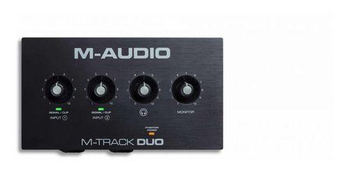 Imagem de Interface M-audio M-track Duo Usb 2 Canais Phantom Mtrackduo