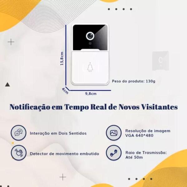 Imagem de Interfone Com Camera Espiã Campainha