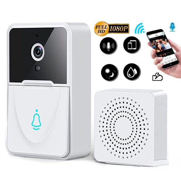 Interfone Doméstico Vídeo Áudio Casa Segurança HD 1080P Porta Wi-fi - HIGO Imagem de Interfone Doméstico Vídeo Áudio Casa Segurança HD 1080P Porta Wi-fi