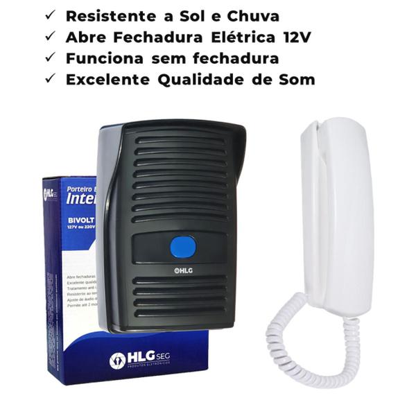 Interfone porteiro eletrônico residencial p - HLG Imagem de Interfone porteiro eletrônico residencial p
