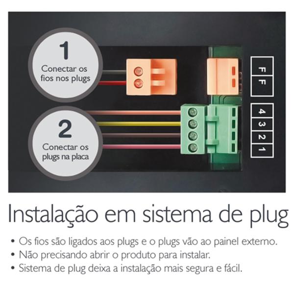 Imagem de Interfone Vídeo Porteiro Colorido Pt-3000 Protection