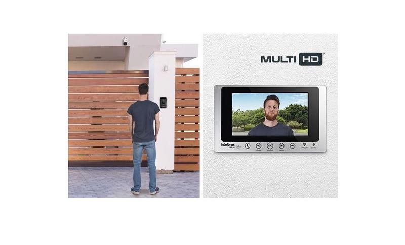 Interfone Video Porteiro Wifi Wireless Via App Intelbras Allo Wt7 Lite Imagem de Interfone Video Porteiro Wifi Wireless Via App Intelbras Allo Wt7 Lite