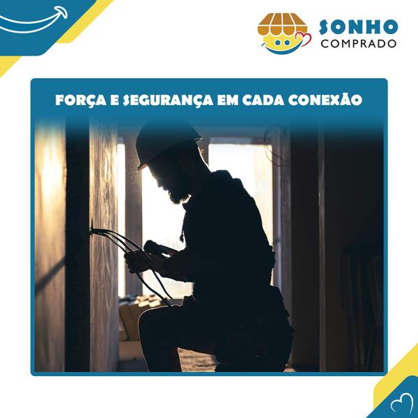 Imagem de Interruptor de luz sobrepor branco 1 tecla simples 10A 250V 047674 InterNEED