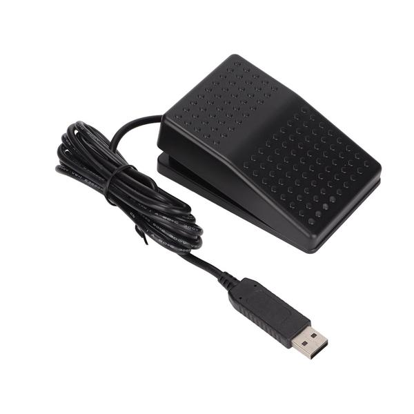 Imagem de Interruptor de pedal USB para jogos, programa de controle de uma tecla, mouse de computador, teclado com luz indicadora, interruptor mecânico de pedal, para zoom, configurações da chave de transcrição, testes de fábrica, controle de instrumentos