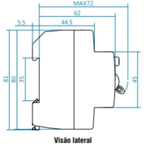 Imagem de Interruptor Diferencial 25A 2P 30Ma 400V Eletromec