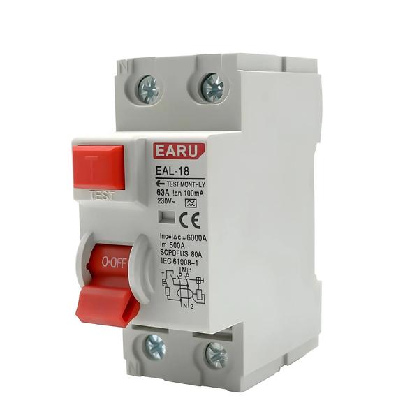 Imagem de Interruptor Diferencial-Residual (IDR) 32A 10-300mA Tipo A - 2 Unidades