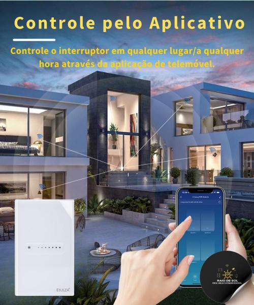 Imagem de Interruptor Inteligente Dimmer Touch 1 Canal Wi-Fi Eka