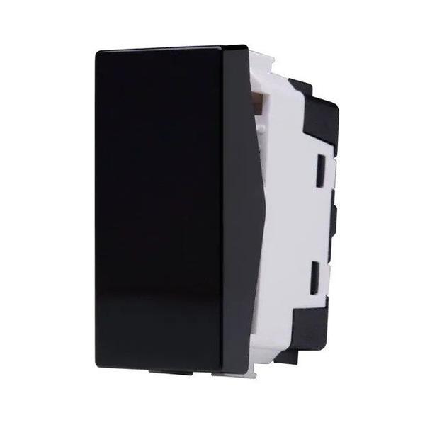 Interruptor Intermediario 1 Modulo Negro Piano Step N4110A-Np Abb Imagem de Interruptor Intermediario 1 Modulo Negro Piano Step N4110A-Np Abb