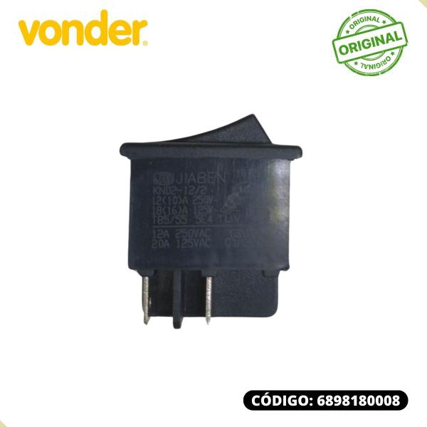 Imagem de Interruptor Lavadora Vonder Lav1800 110v E 220 V