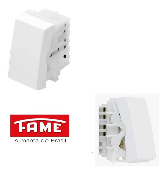 Imagem de Interruptor Modulo Simples 16A Modulare/ Evidence/ Blanc+ - FAME