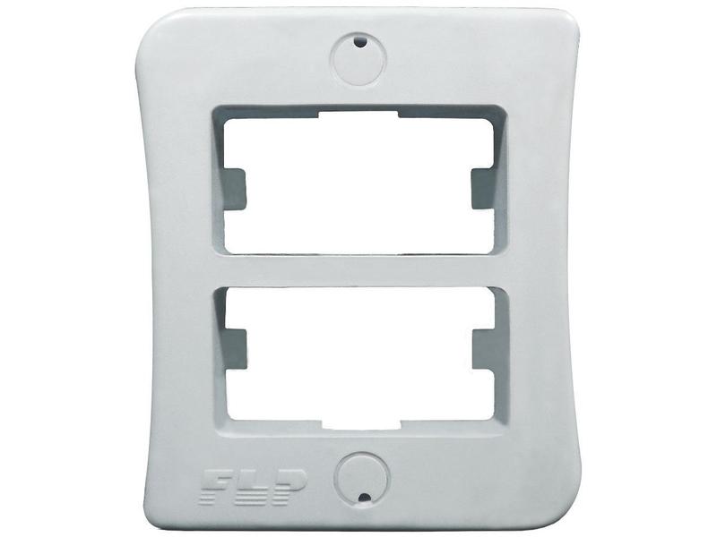 Interruptor Simples 1 Tecla + Tomada 20A 2p+t Sobrepor Externo Com Espelho Branco Linha Viena - EPM ACESSORIOS Imagem de Interruptor Simples 1 Tecla + Tomada 20A 2p+t Sobrepor Externo Com Espelho Branco Linha Viena