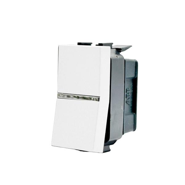 Interruptor Simples 16A 1 Modulo Branco 2Cl0N210101Br N2101Bl Zenit Abb Imagem de Interruptor Simples 16A 1 Modulo Branco 2Cl0N210101Br N2101Bl Zenit Abb