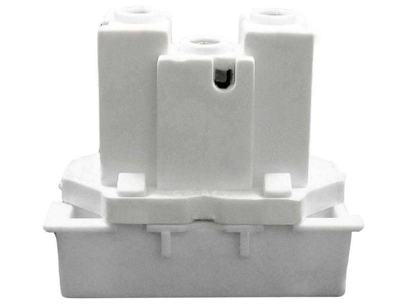 Interruptor Simples 2 Teclas + Tomada 20A 2p+t Com Espelho Branco Linha Dubai - EPM ACESSORIOS Imagem de Interruptor Simples 2 Teclas + Tomada 20A 2p+t Com Espelho Branco Linha Dubai