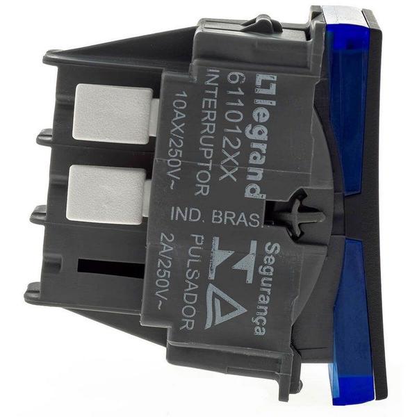 Imagem de Interruptor Simples Preto Borne Auto. Pial Plus+ Legrand 611010PT