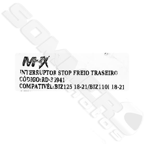 Imagem de Interruptor Stop Freio Biz 100/ Biz 110I/ Biz 125 Mhx