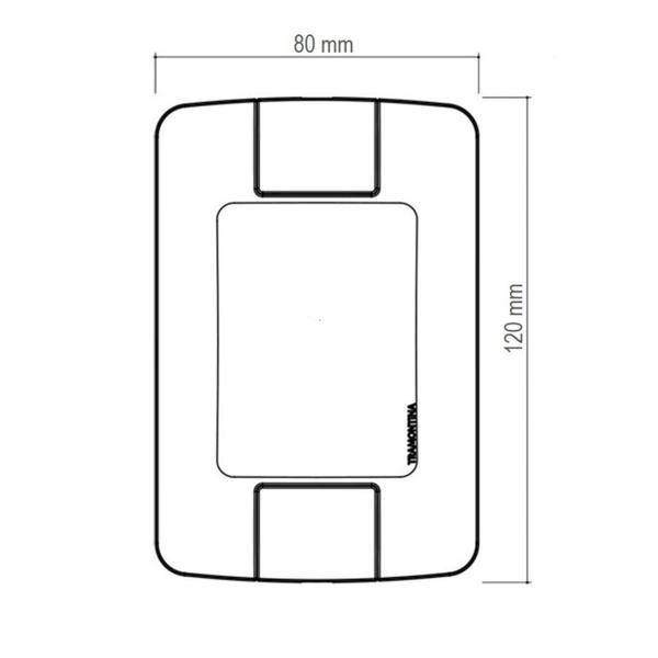 Imagem de Interruptor Triplo Simples 6a 250v 4x2 Tramontina Aria